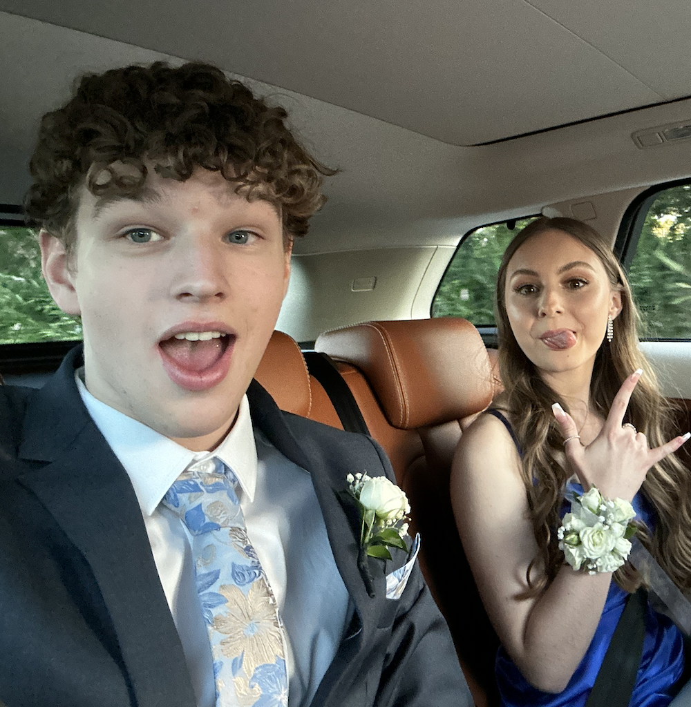 Angie and Tate at Formal